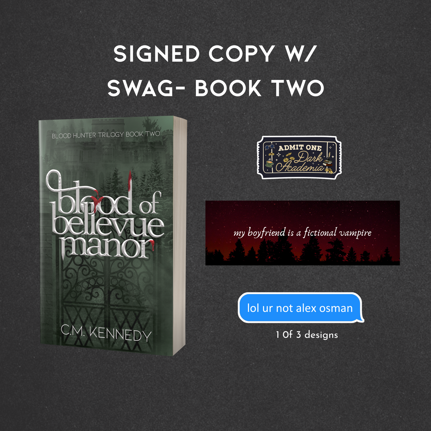 Signed Copy + Swag (Book Two)